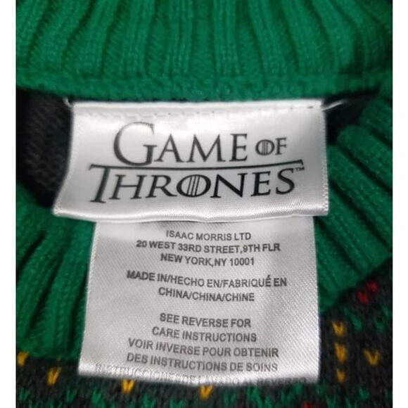 HBO Game of Thrones Medium Tis‎ The Last Season Knit Sweater Christmas Holiday - Picture 10 of 11